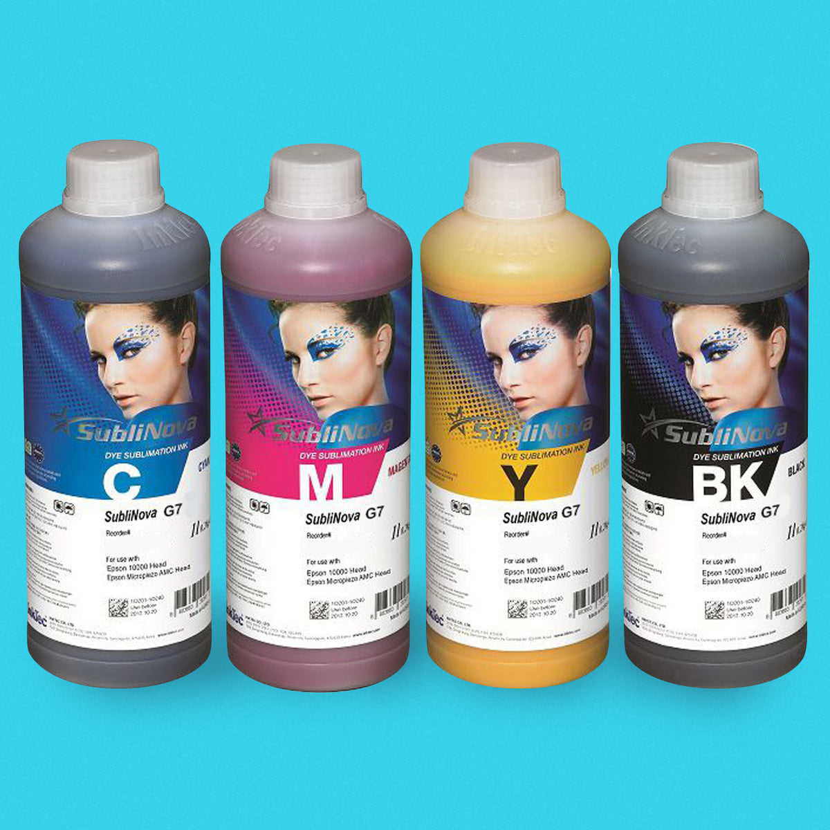 InkTec SubliNova G7 Dye Sublimation Ink for Roland, Mutoh, and Mimaki —  Premier Colour